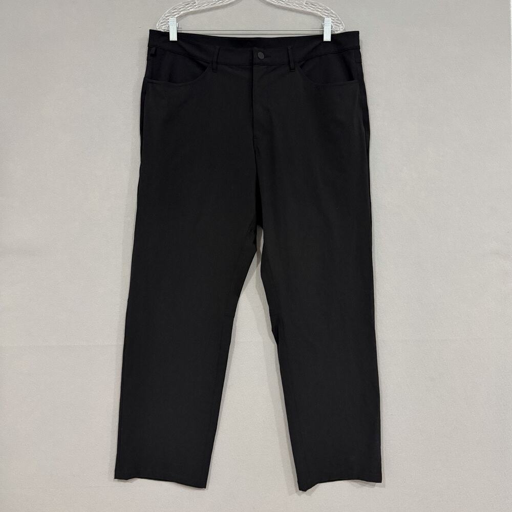Alo Yoga Pants Mens 38x30 Black Edition Sueded Pant Tapered Performance Athletic